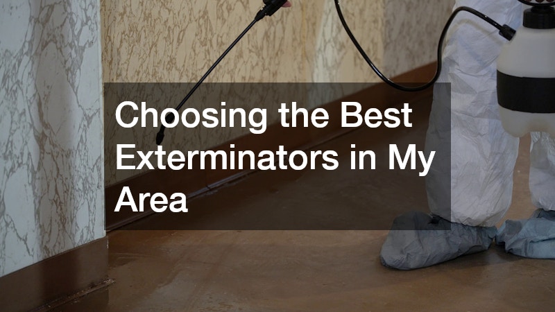 Choosing the Best Exterminators in My Area